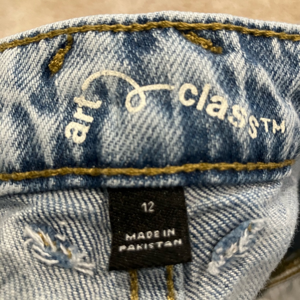 Girls Art Class Stonewashed Cargo Jeans - Picture 5 of 6